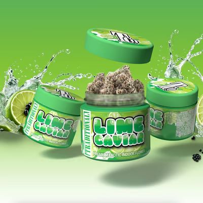 Lime Caviar 3.5g | Traditional (20.82% THC)