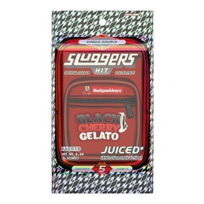 Black Cherry Gelato 3.5g Hash &amp; Liquid Diamonds Infused Joints 5-pack | Sluggers Hit (46% THC)