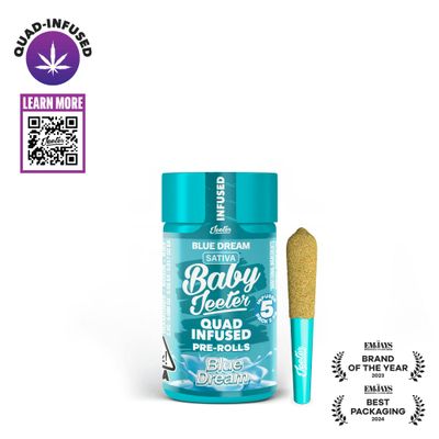 Blue Dream Quad Infused Rosin 5 x 0.5g Joints 2.5g | Jeeter