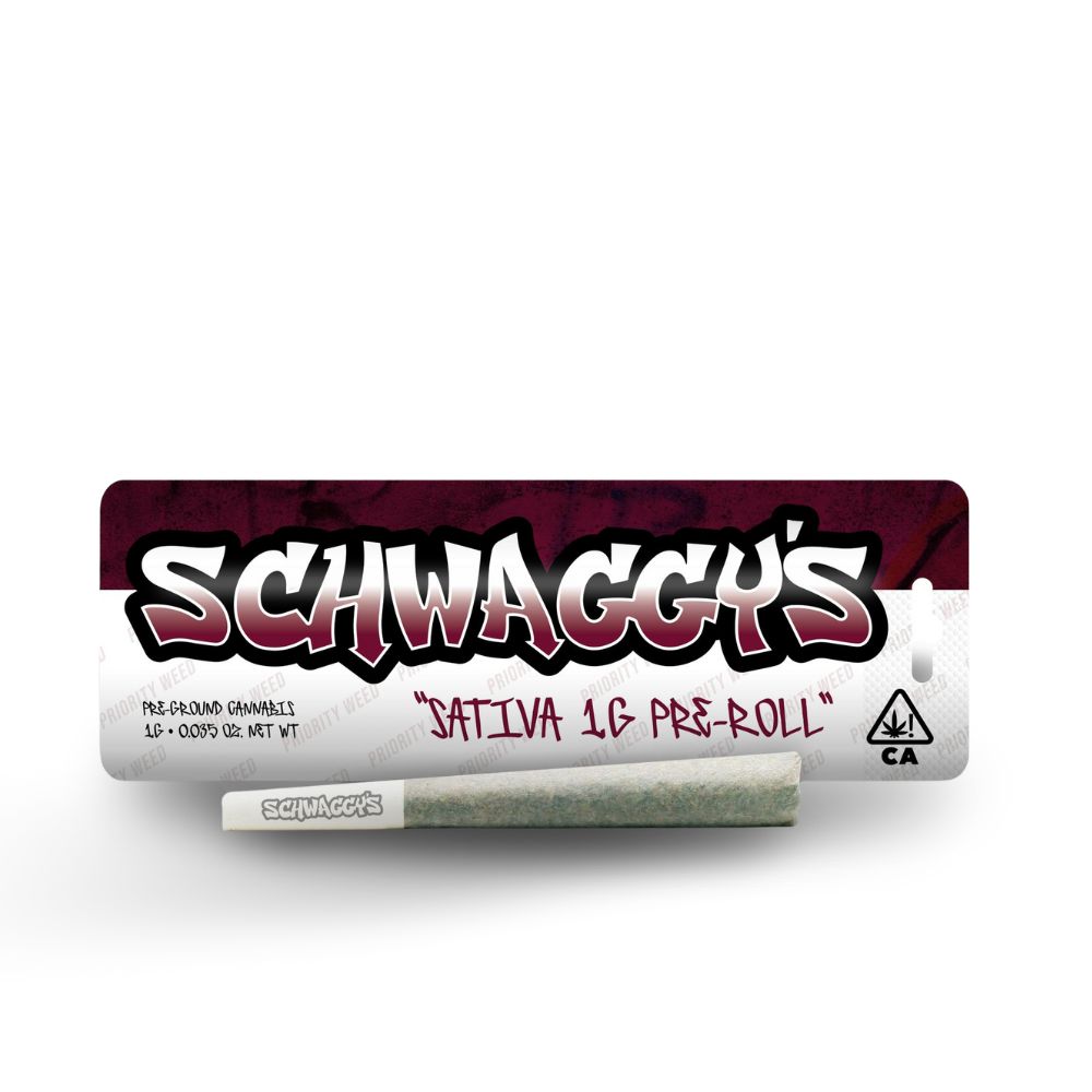 Sativa Blend 1g Pre-Roll | Schwaggy's