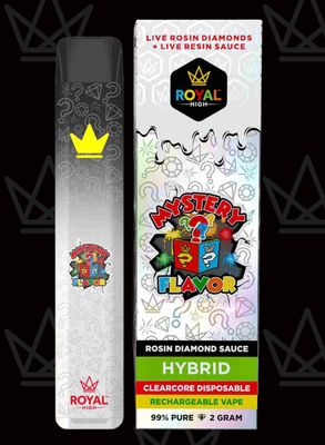 Mystery Flavor Live Rosin Diamonds + Live Resin Sauce 2G (Solventless) | Royal Highness (92.43% THC)