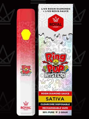 Ring Pop Mystery Live Rosin Diamonds + Live Resin Sauce 2G (Solventless) | Royal Highness (92.18% THC)