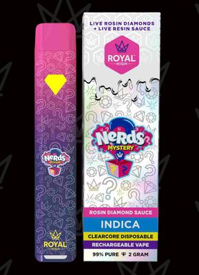 Nerds Mystery Live Rosin Diamonds + Live Resin Sauce 2G (Solventless) | Royal Highness (93.56% THC)