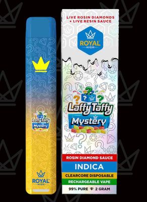 Laffy Taffy Mystery Live Rosin Diamonds + Live Resin Sauce 2G (Solventless) | Royal Highness (92.74% THC)