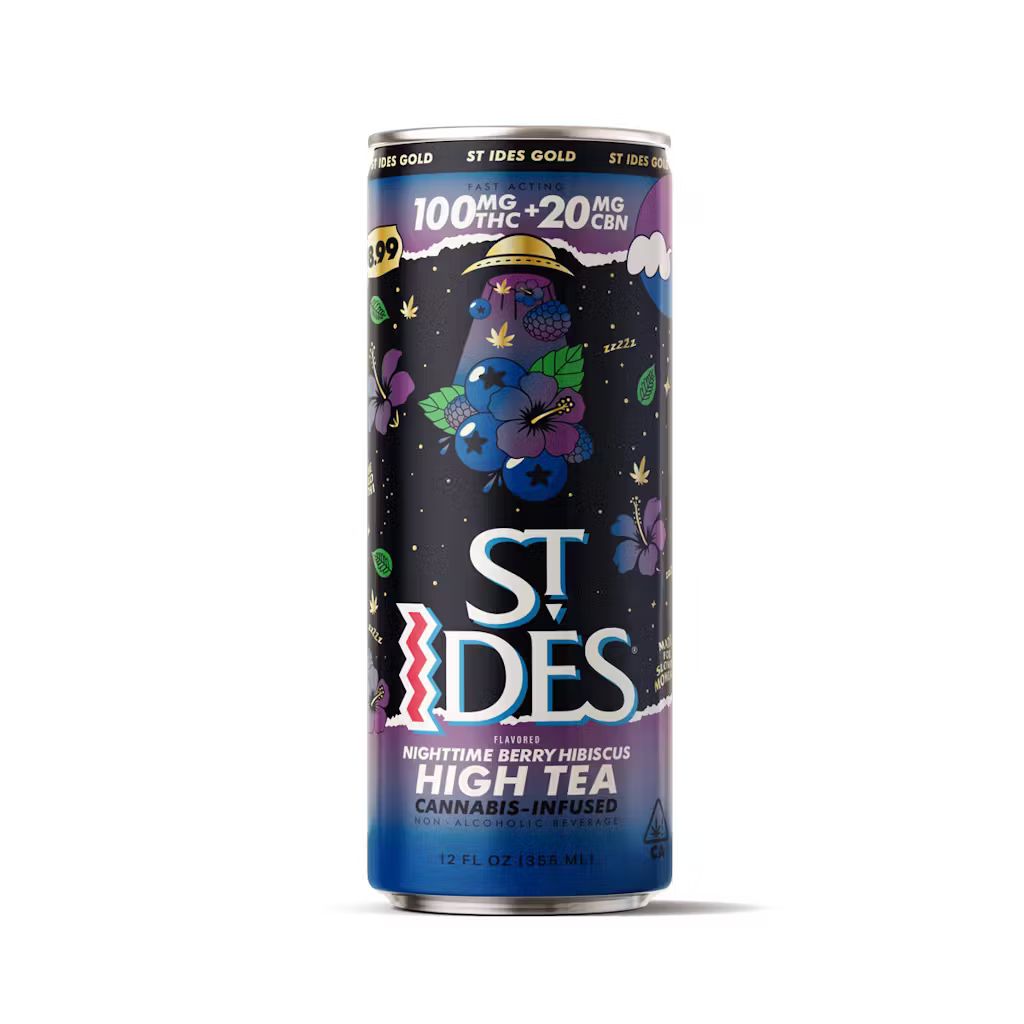 Nighttime Berry Hibiscus 100mg THC | St. Ides