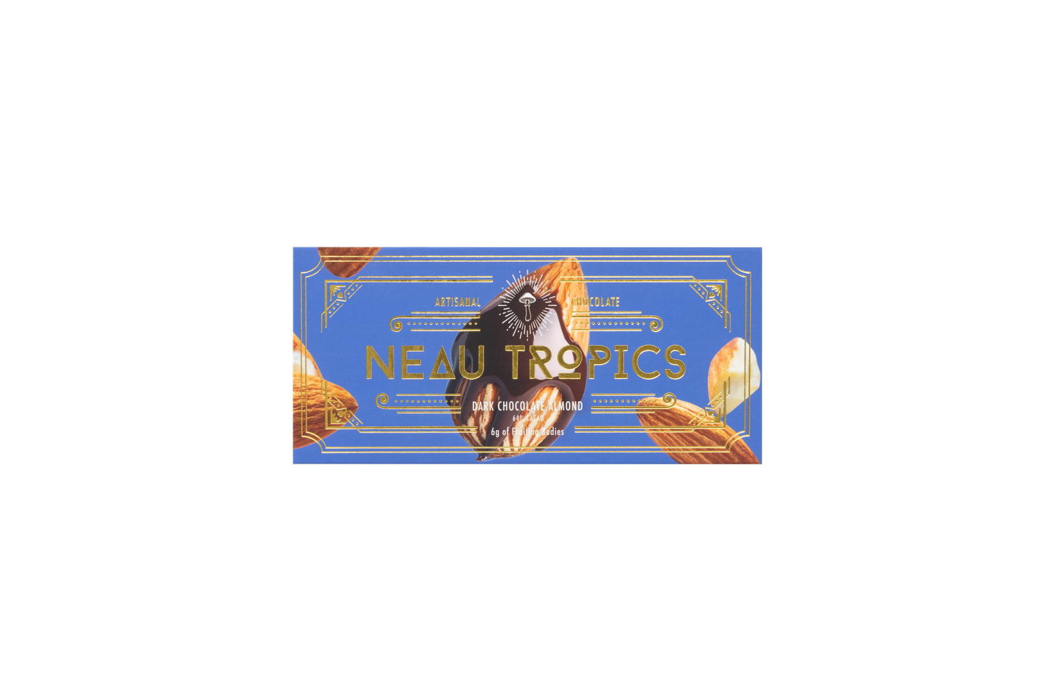 Dark Chocolate Almond 6g Psilocybin (Vegan) | Neau Tropics