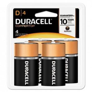 Duracell D 1.5V Alkaline 4 pack