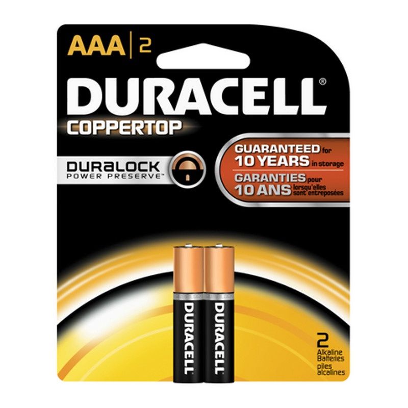 Duracell AAA 1.5V Alkaline 2 pack