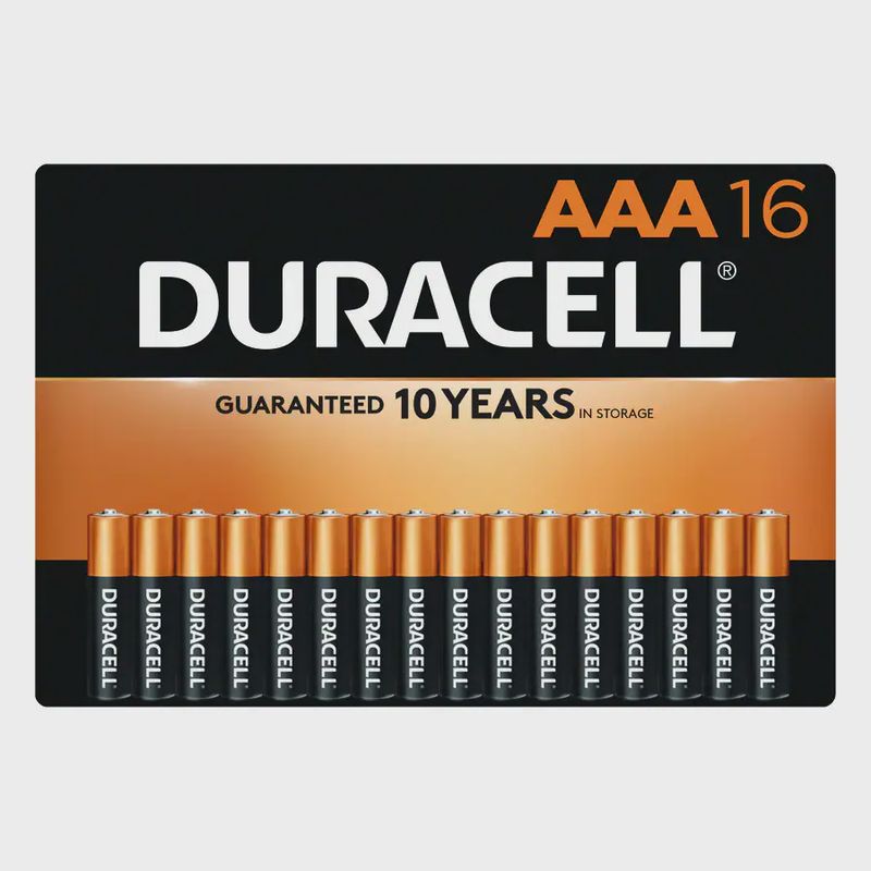 Duracell AAA 1.5V Alkaline 16 pack