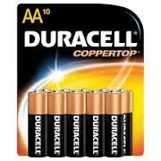 Duracell AA 1.5V Alkaline 10 pack