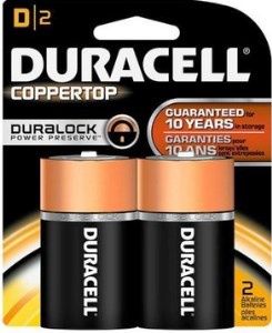 Duracell D 1.5V Alkaline 2 pack