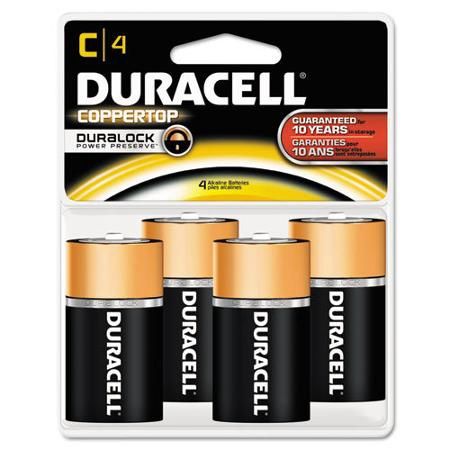 Duracell C 1.5V Alkaline 4 pack