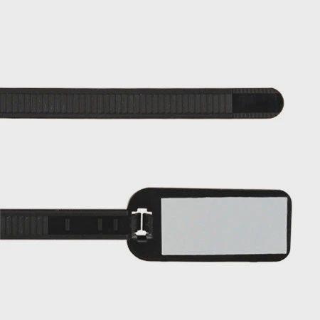 HomeWorX Signature Series 3" Cable Ties with Write-on Label - 100 Pack