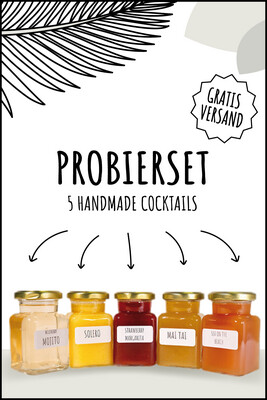 Cocktailset - Probierset - 5 Handmade Cocktails