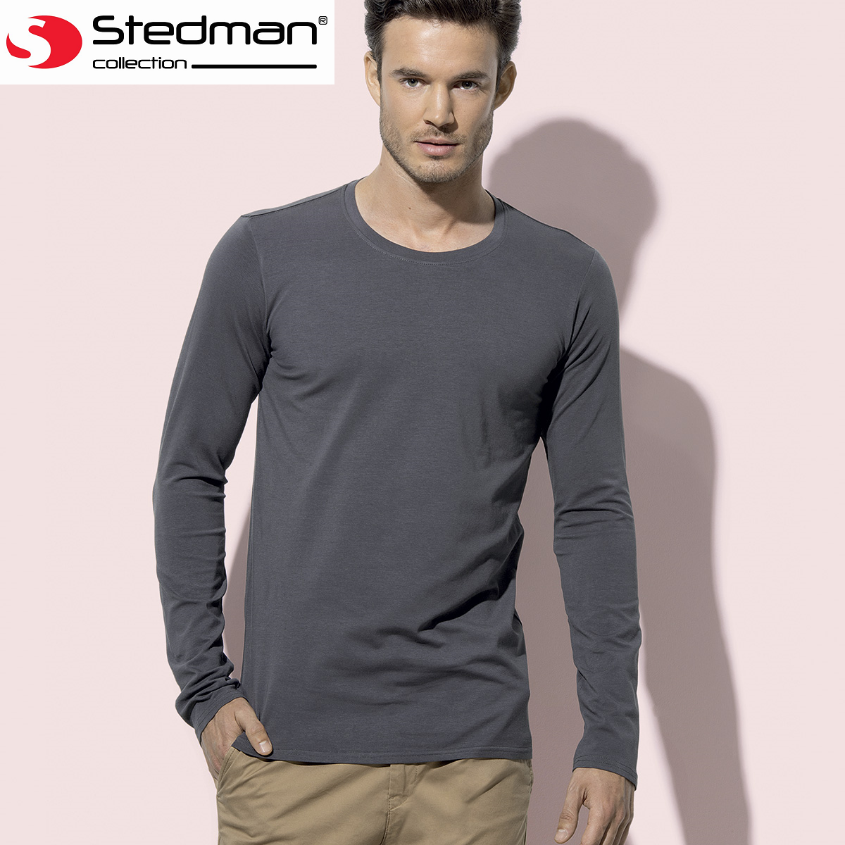 STEDMAN T-shirt uomo manica lunga