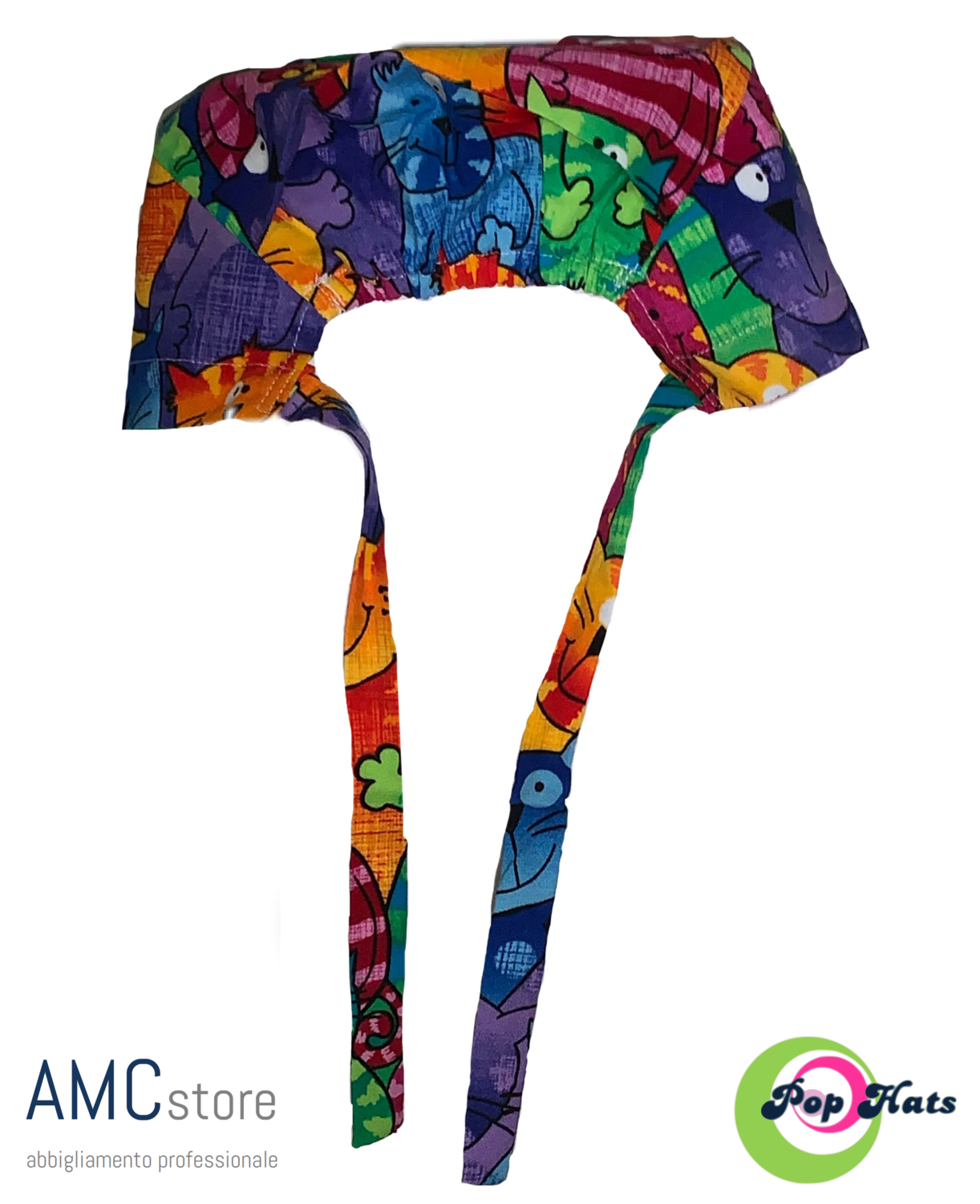 PopHats Cappellino 3.03 &quot;Gatti felici&quot;
