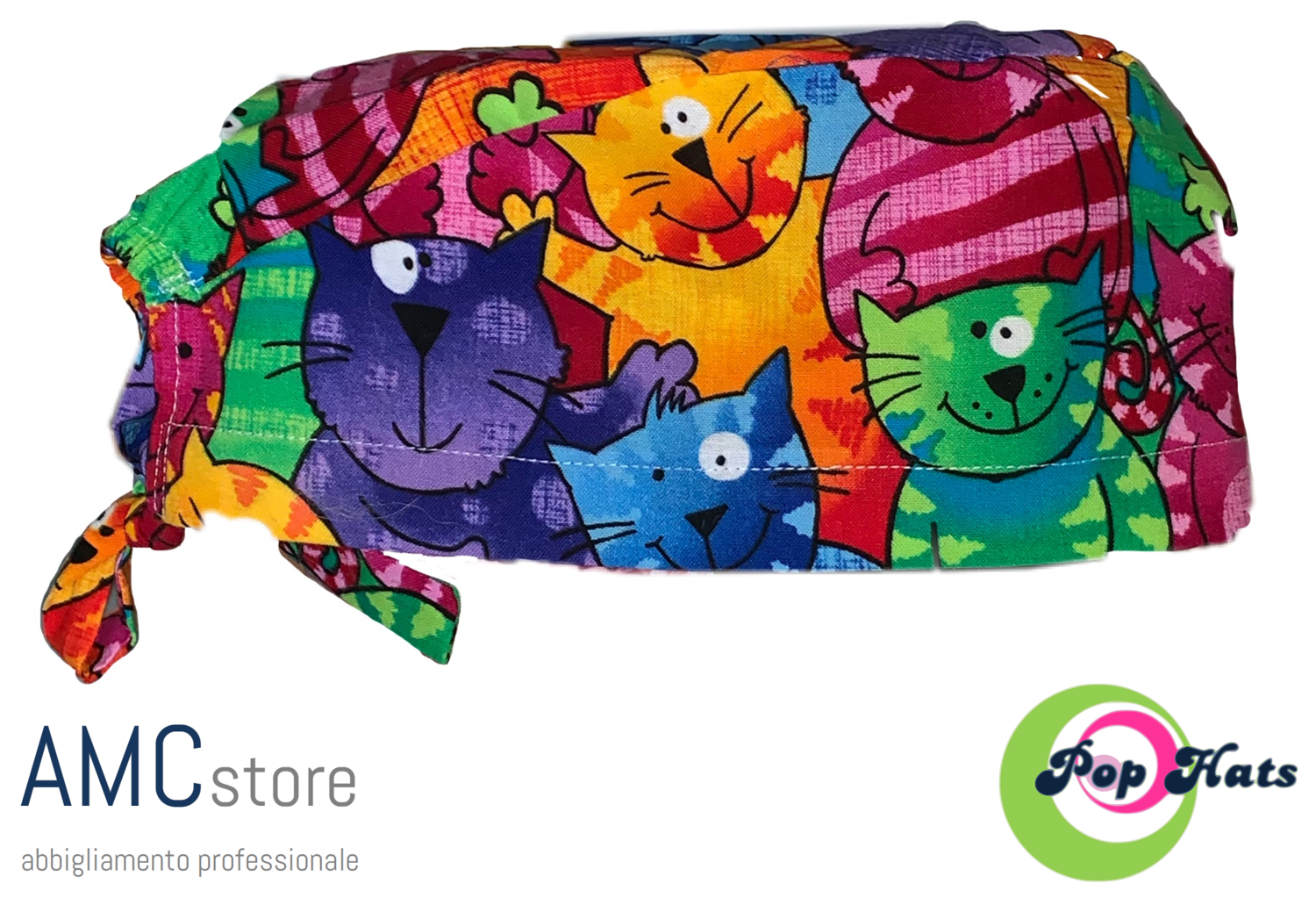 PopHats Cappellino 3.03 &quot;Gatti felici&quot;