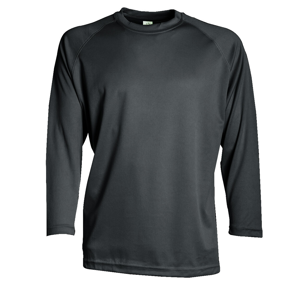 SPRINTEX T-shirt unisex manica lunga, Colore: black