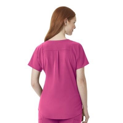 Casacca donna 6329 scollo a V white