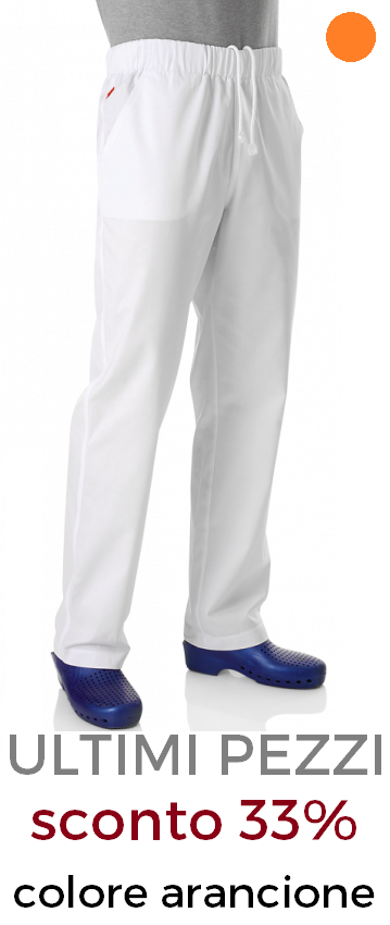 ELETTA Basic pantalone unisex arancione