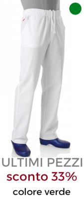 ELETTA Basic pantalone unisex verde chirurgico