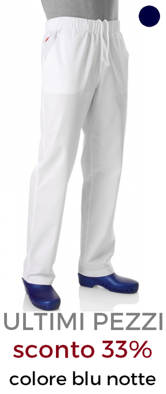 ELETTA Basic pantalone unisex blu notte