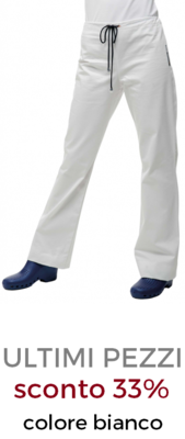 ELETTA Imix pantalone donna bianco