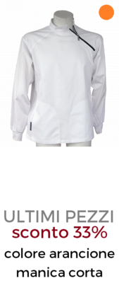 ELETTA Avatar casacca uomo zip arancione