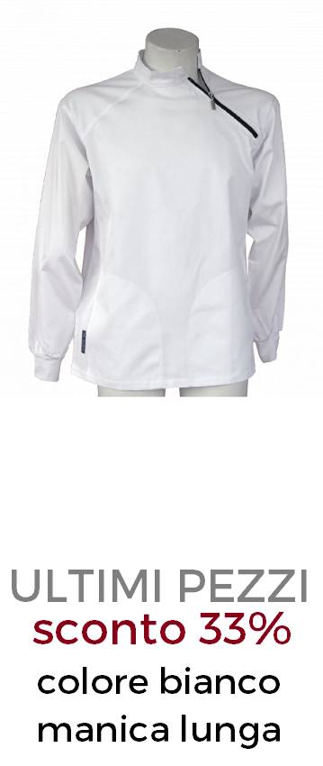 ELETTA Avatar casacca uomo zip bianco