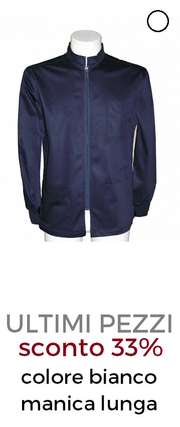 ELETTA Ganapaty casacca uomo zip bianco