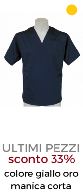 ELETTA Nykos casacca uomo scollo a V giallo oro