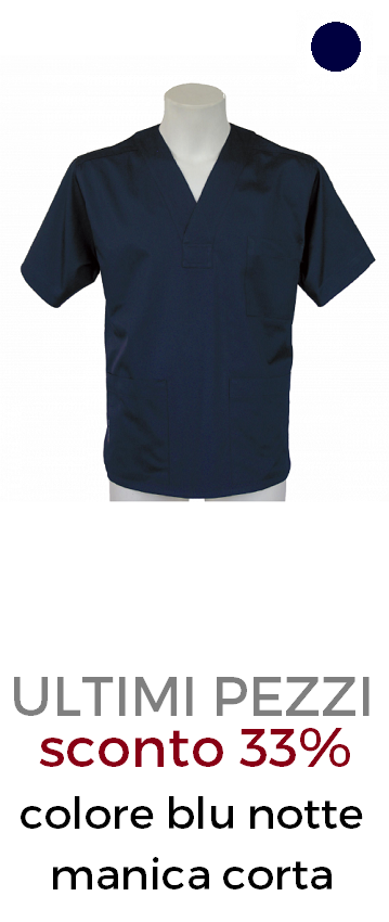ELETTA Nykos casacca uomo scollo a V blu notte
