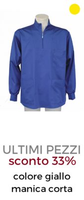 ELETTA Patrick casacca uomo zip giallo