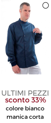 ELETTA Satya casacca uomo bottoni automatici bianco