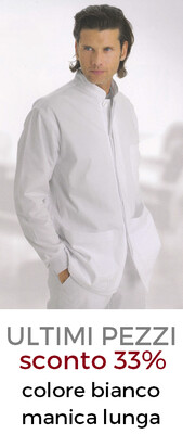 ELETTA Alex casacca uomo bottoni bianco