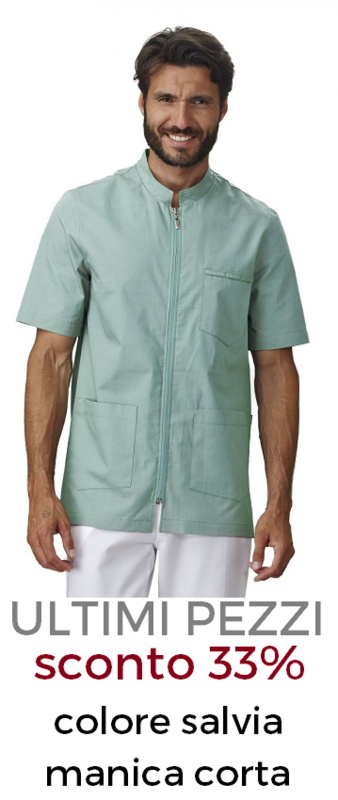 DR.BLUE Nolan Casacca Uomo zip salvia
