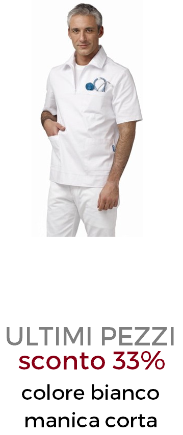 DR.BLUE Trevor Casacca Uomo zip bianco