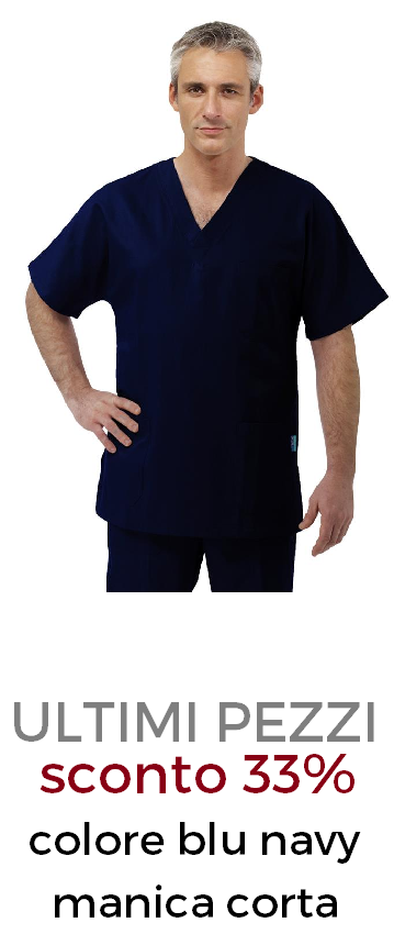 DR.BLUE Summer Casacca unisex scollo a V navy