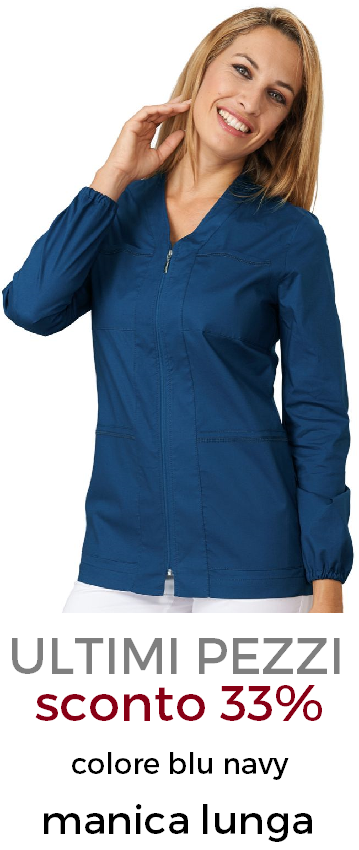 DR.BLUE Tracy Casacca donna zip blu