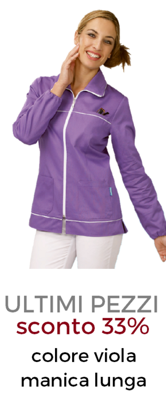 DR.BLUE Savanna casacca donna zip viola