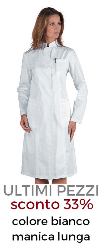 ISACCO Camice donna Ponza bianco