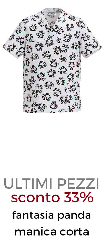 EGOCHEF Leonardo Casacca unisex scollo a V panda