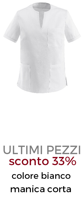 EGOCHEF Tecla Casacca donna scollo a V bianco
