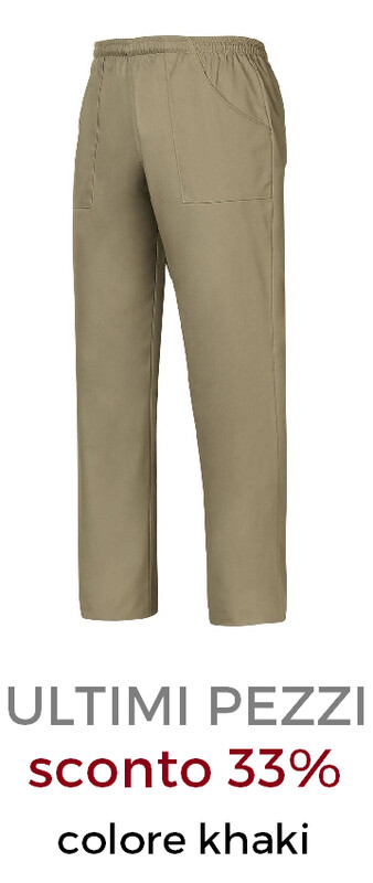 EGOCHEF PantaTasca pantalone unisex khaki