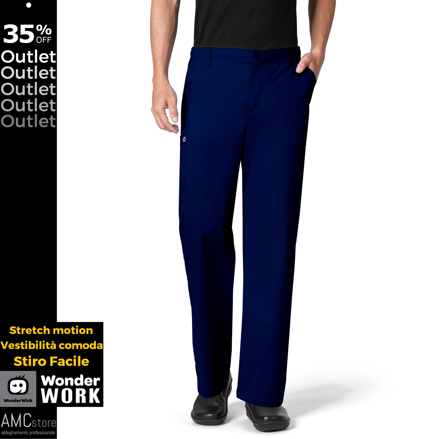 WORK 503 Pantalone uomo cargo