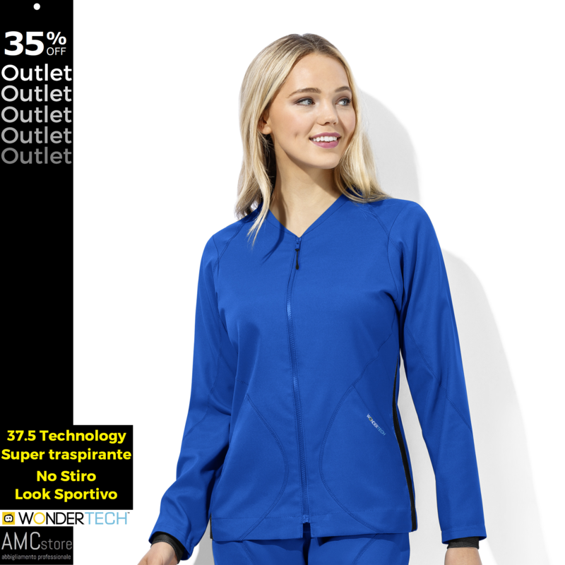 TECH 8213 casacca donna zip