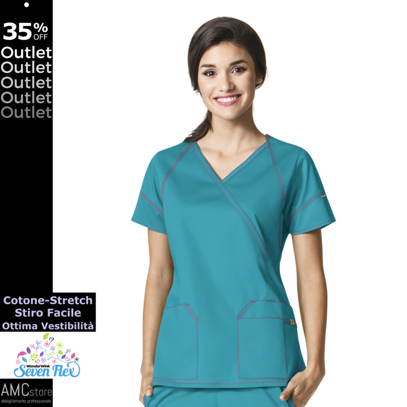 7FLEX 6702 Casacca donna scollo a Y