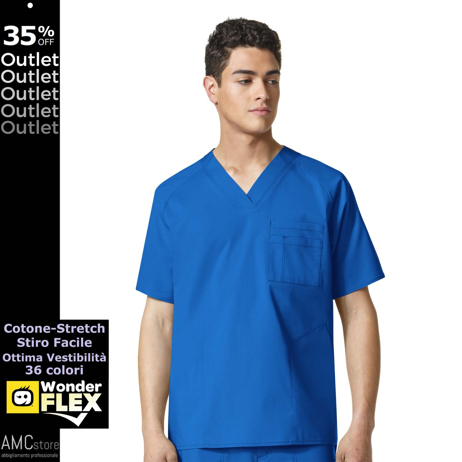 FLEX Anchor Casacca uomo scollo a V