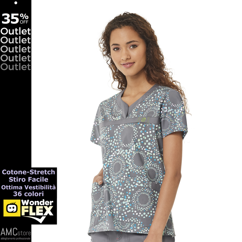 FLEX Verity Casacca donna scollo a V curvo Feel The Blues