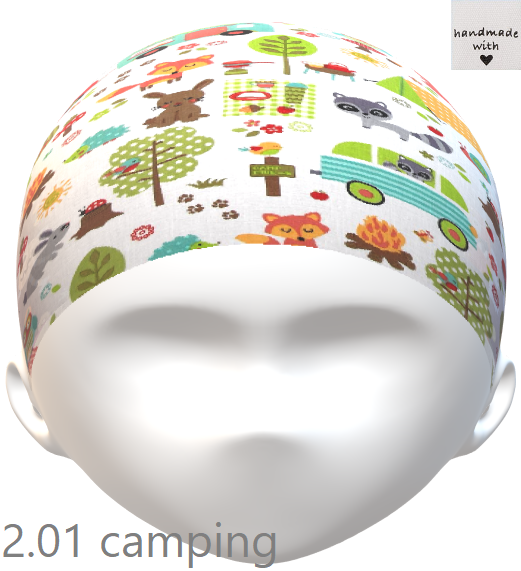 PopHats Cappellino 2.01 &quot;Camping&quot;